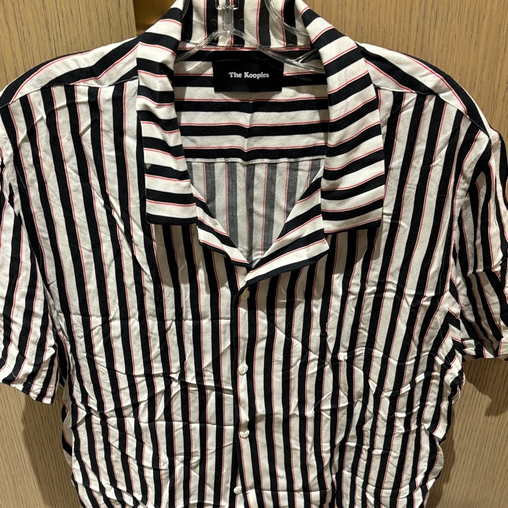 The Kooples silky smooth short sleeve button up